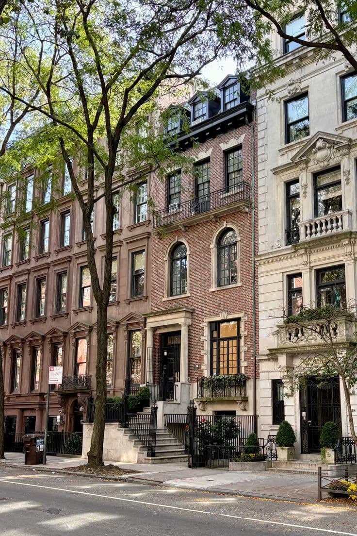 NYC brownstones
